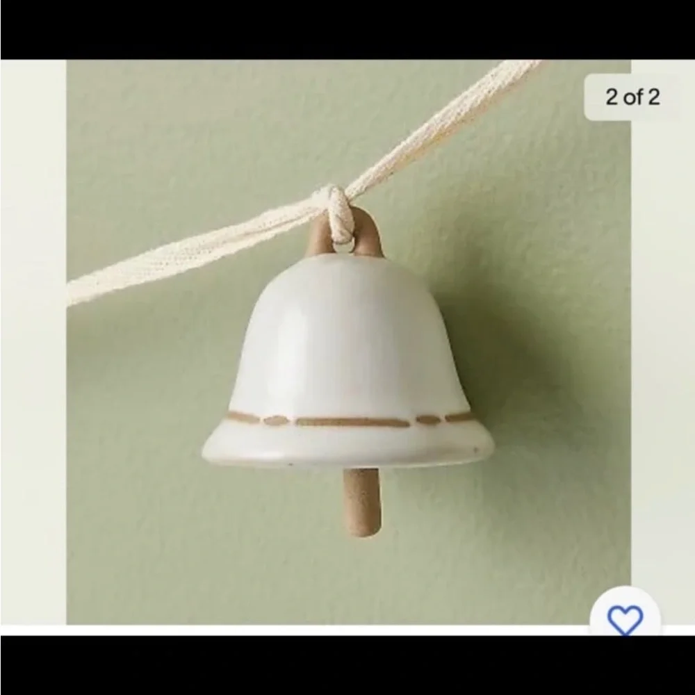 Ceramic Christmas Bell Garland - Hearth & Hand with Magnolia